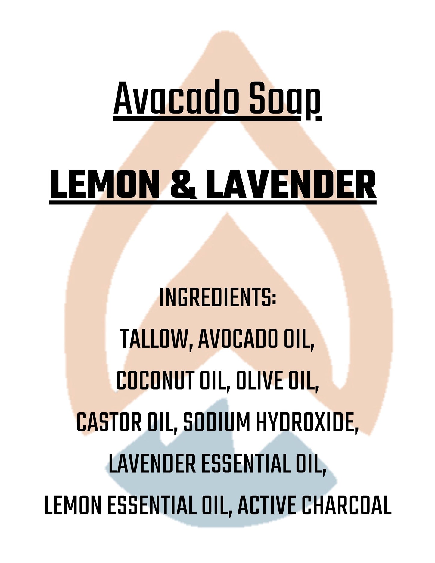 Bar Soap - Lemon & Lavender - Avocado Base